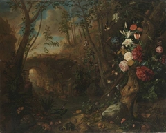 Blumen in einer Bachlandschaft (Kopie nach) by Jan Davidsz. de Heem