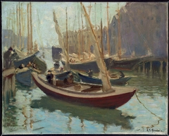 Boats at T Wharf by Arthur Clifton Goodwin