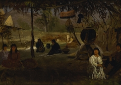 California Indian Camp by Albert Bierstadt
