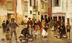 Campiello delle Mosche, Venice by Franz Leo Ruben