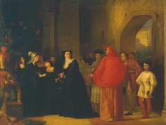 Cardinal Bourchier Urges the Widow of Edward IV to Let her Son out of Sanctuary by John Zephaniah Bell