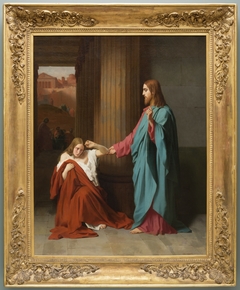 Christ and the Woman Taken in Adultery by Émile Signol