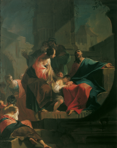Christus segnet die Kinder by Franz Xavier Karl Palko