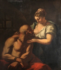 Cimon and Pero (Roman Charity) by Anonymous