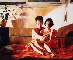 Couple in Bed by Raphael Perez