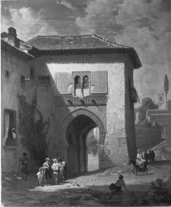 Das Weintor in Granada by Eduard Gerhardt