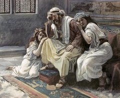 David Mourns His Son Amnon by James Tissot