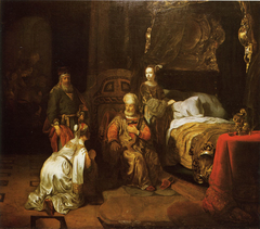 David Promises Bathsheba that Solomon will be his Successor by Gerbrand van den Eeckhout