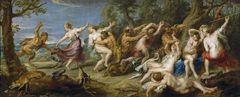 Diana and her Nymphs surprised by Satyrs by Peter Paul Rubens