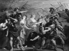 Die Aussöhnung der Römer und Sabiner by Peter Paul Rubens