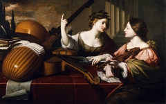Divine Inspiration of Music by Nicolas Régnier