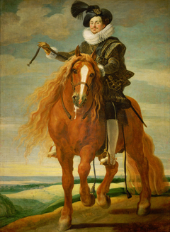 Equestrian portrait of Don Diego Messia Felipe de Guzmán, Marquis of Leganés