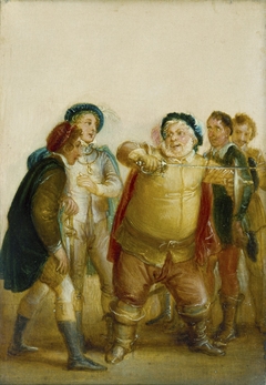 Falstaff Describing the Fight at Gadshill by Thomas Stothard