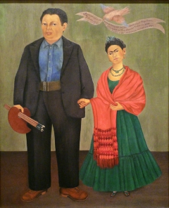 Frida and Diego Rivera or Frida Kahlo and Diego Rivera