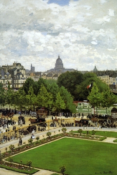 Garden of the Princess, Louvre by Claude Monet