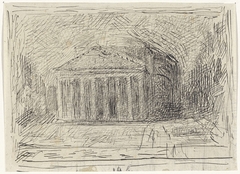 Gezicht op het Pantheon by Thomas Cool