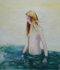 Girl, Wind, Water by June Sira