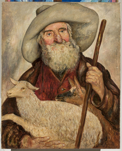 Good shepherd by Tadeusz Makowski