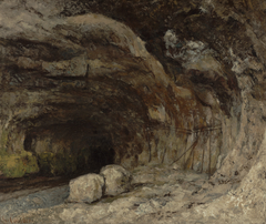 Grotto of Sarrazine near Nans-sous-Sainte-Anne by Gustave Courbet