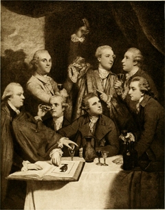 Group Portrait of the Dilettante Society by Joshua Reynolds