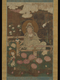 Guanyin as the Nine-Lotus Bodhisattva by anonymous painter