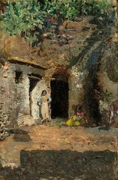 Gypsy Caves, Granada by Marià Fortuny Marsal