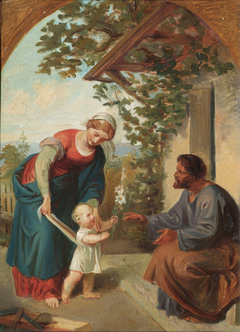 Heilige Familie by Joseph Hasslwander