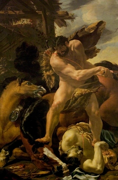 Hercules Vanquishing Diomedes by Charles Le Brun