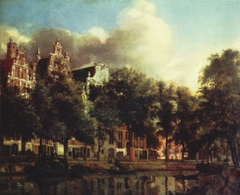 Herengracht in Amsterdam by Jan van der Heyden
