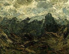 Hochgebirgslandschaft by Fritz Baer