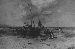 Holländisches Strandbild by Gregor von Bochmann