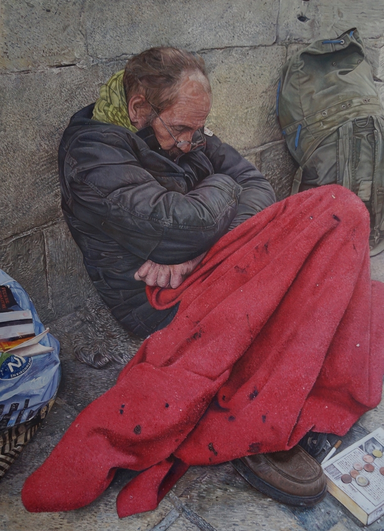 Homeless Man Carcassonne