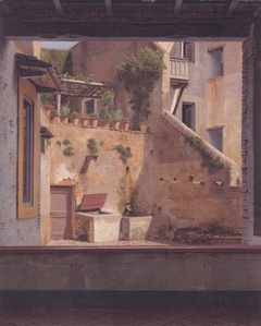 Interior of a yard in Rome