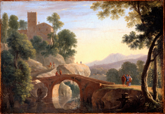 Italian Landscape with Bridge