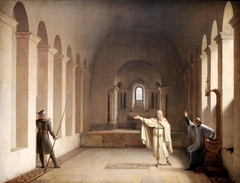 Jacques de Molay, grand maître des Templiers by Fleury-François Richard by François Fleury-Richard