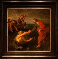 Jesus walking on water by Peter Paul Rubens