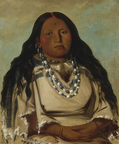 Kah-béck-a, The Twin, Wife of Bloody Hand by George Catlin
