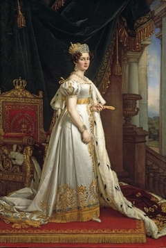 Königin Therese von Bayern im Krönungsornat by Karl Joseph Stieler