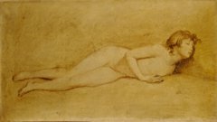 La Mort de Bara by Edgar Degas