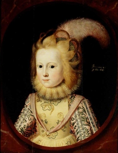 Lady Margaret Sackville, later Countess of Thanet (1614-1676), aged 4 by William Larkin
