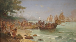 Landing of Pedro Álvares Cabral in Porto Seguro, in 1500