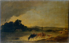 Landscape with Cattle by Francis Bourgeois