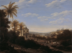 Landscape with Chapel by Frans Post