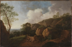 Landscape with Sunken Roads by Johann Georg Wagner