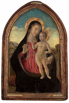 Madonna and Child in a Landscape by Fiorenzo di Lorenzo