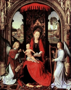 Madonna and Child with Angels by Hans Memling