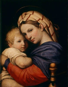 Madonna della sedia (after Raphael) by Giovanni Battista Salvi da Sassoferrato