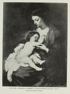 Madonna with the child by Anthony van Dyck