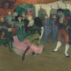 Marcelle Lender Dancing the Bolero in "Chilpéric" by Henri de Toulouse-Lautrec