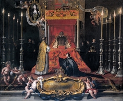 Maria Luisa of Orléans, Queen of Spain, Lying in State by Sebastián Muñoz